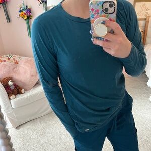 Caribbean Blue Scrub Under Shirt